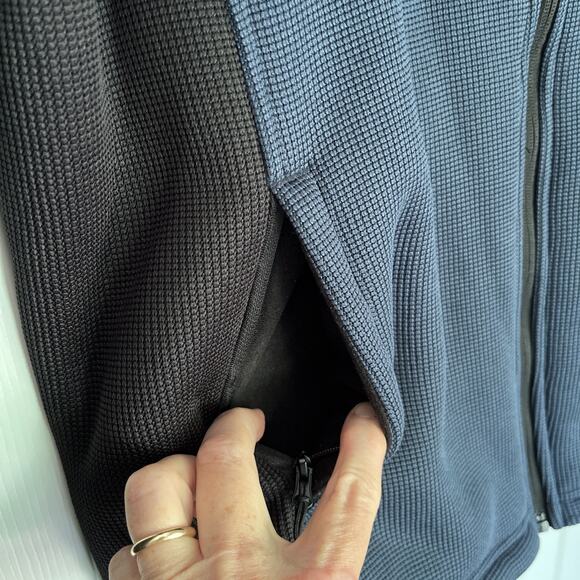 Spyder Full Zip Fleece Jacket – Men’s Large (L/G) – Blue/Black Performance Layer - Picture 7 of 13